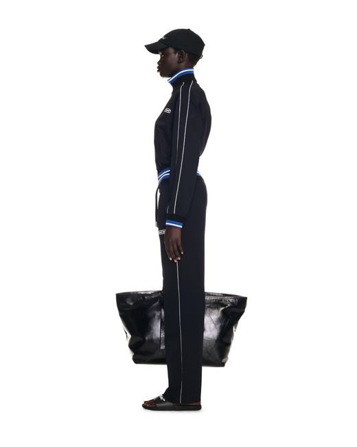 Off-White c/o Virgil Abloh Blue Printed Straight Track Pants