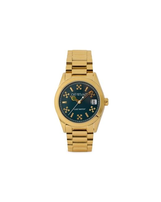 Off-White c/o Virgil Abloh Metallic "Crossing" Watch