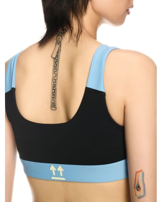 Off-White c/o Virgil Abloh Black Color Block Bra