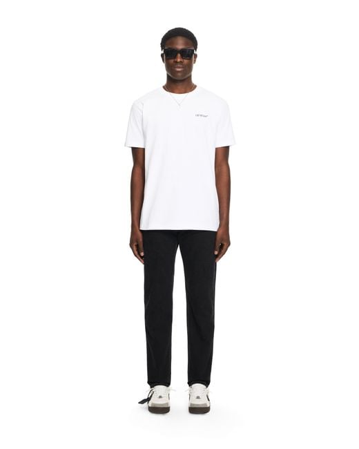 Off-White c/o Virgil Abloh White Metal Arrow Slim T-Shirt for men