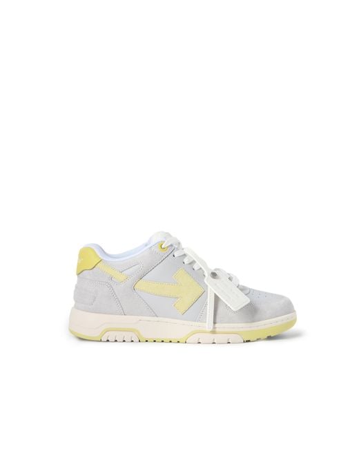 Off-White c/o Virgil Abloh White Out Of Office Suede Sneakers for men