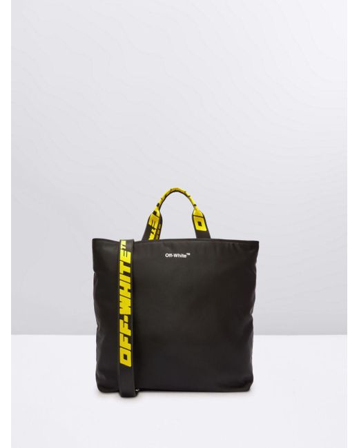 OffWhite c/o Virgil Abloh Synthetic Hard Core Nylon Tote Bag in Black
