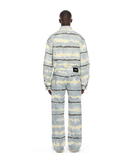 Off-White c/o Virgil Abloh Blue All-Over Tie-Dye Slim Relax Jeans for men