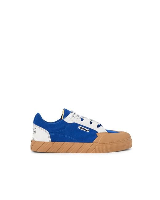 Off-White c/o Virgil Abloh Blue Vulcanized 779 Suede Sneakers for men