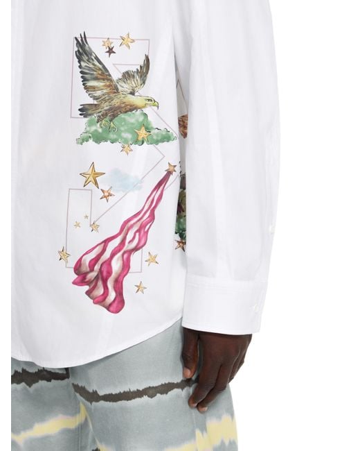 Off-White c/o Virgil Abloh White Dream Arrow Poplin Overshirt for men