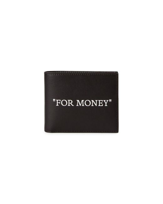 Portefeuille 'For Money' à design pliant Off-White c/o Virgil Abloh pour homme en coloris Black