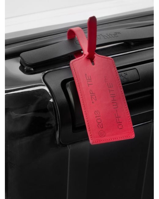 Off-White c/o Virgil Abloh Black "For Travel" Arrow Suitcase