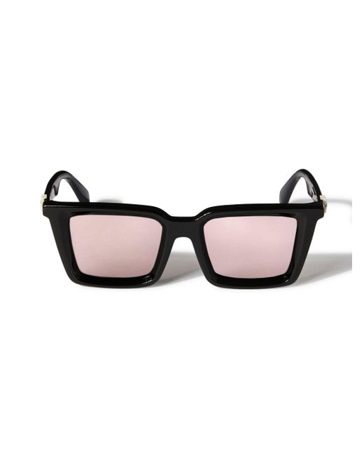 Dalton Unglasses di Off-White c/o Virgil Abloh in Black