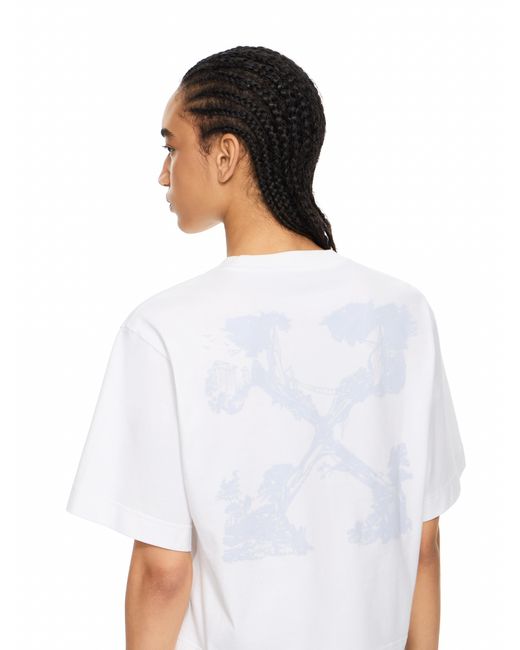 Off-White c/o Virgil Abloh White City Nature Arrow Crop Tee