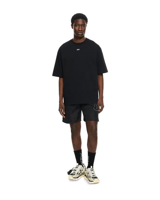 Off-White c/o Virgil Abloh Black Chain Arrow Skate T-Shirt for men