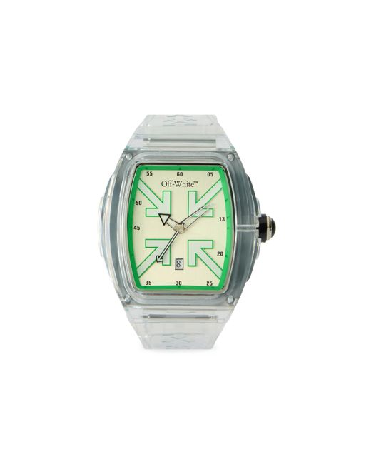 Off-White c/o Virgil Abloh Green "Beat" Watch for men