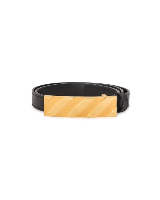 Off-White c/o Virgil Abloh Black Diagonal Belt 25Mm
