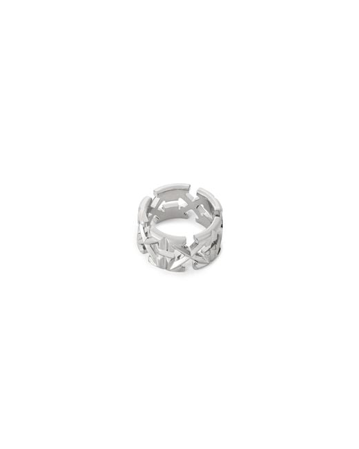 Off-White c/o Virgil Abloh White Arrow Ring for men