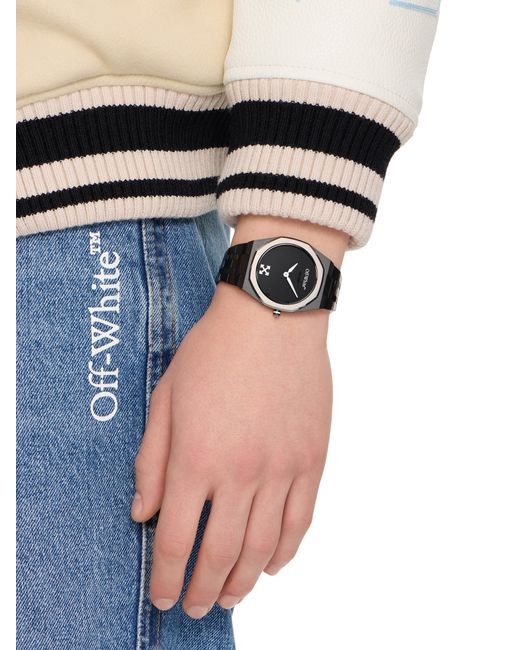 Off-White c/o Virgil Abloh Black "On Time" Watch for men