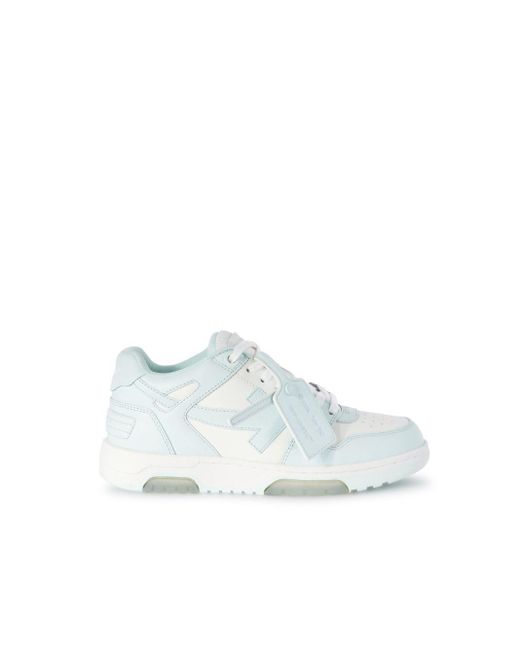 Sneakers Out of Office Bianco/Celeste di Off-White c/o Virgil Abloh in White