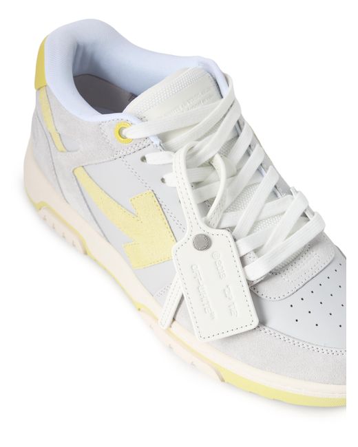 Off-White c/o Virgil Abloh White Out Of Office Suede Sneakers for men