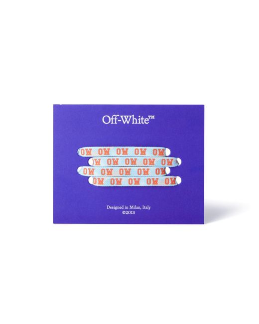 Off-White c/o Virgil Abloh Blue Cloud Laces for men