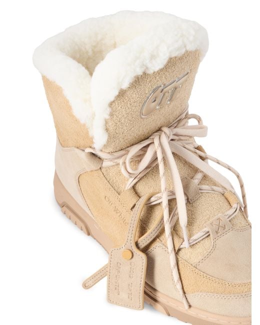 Off-White c/o Virgil Abloh Natural Winter Boots for men