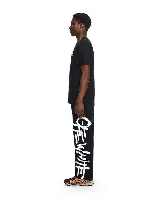 Off-White c/o Virgil Abloh Black Small Arrow Slim Logo T-Shirt for men