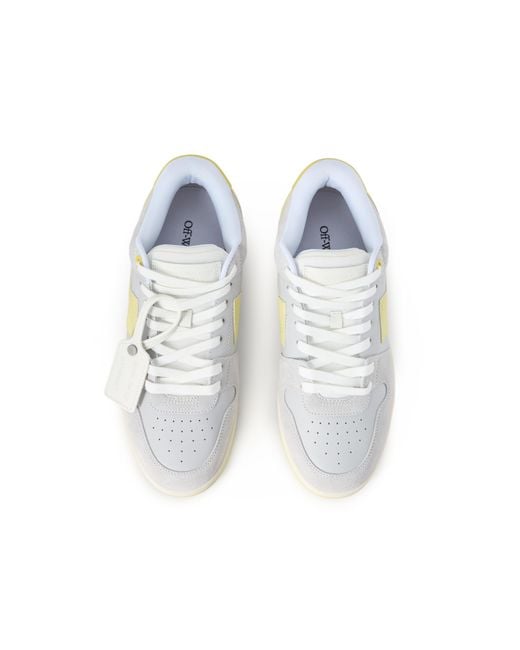 Off-White c/o Virgil Abloh White Out Of Office Suede Sneakers for men