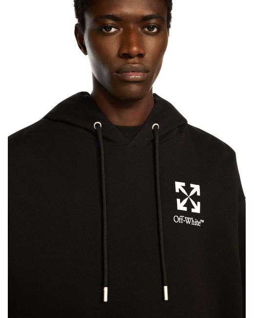 Off-White c/o Virgil Abloh Black Small Arrow Skate Hoodie for men