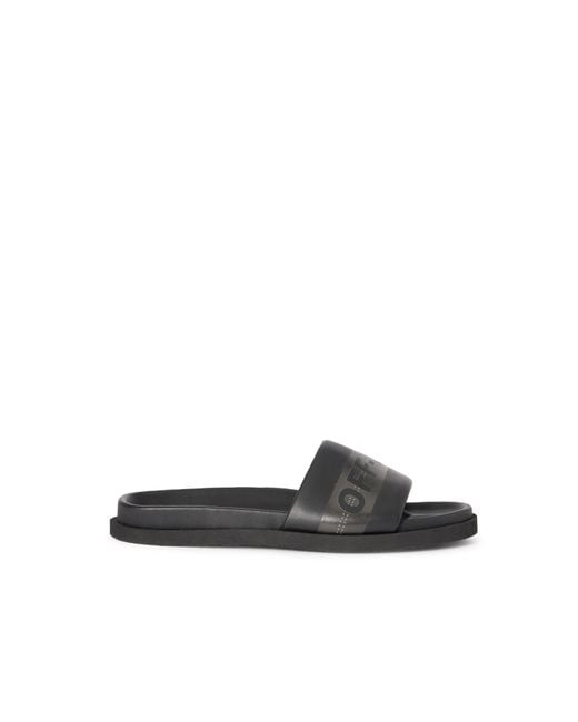 Off-White c/o Virgil Abloh White Industrial Belt Slider Sandals for men