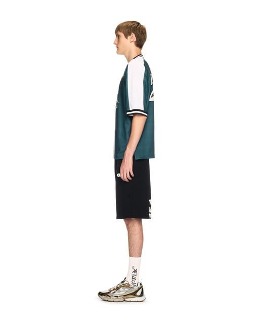 Off-White c/o Virgil Abloh Blue Tiger 23 Soccer S/S Tee for men