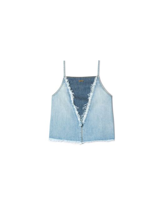 Off-White c/o Virgil Abloh Blue Off Top