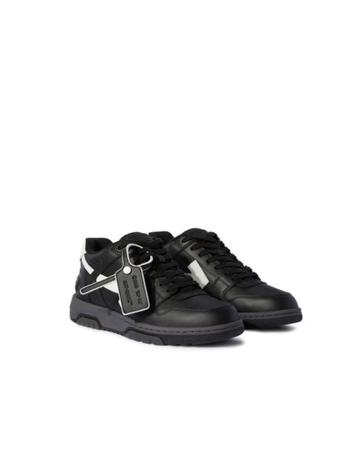 SNEAKERS OUT OF OFFICE NERO/BIANCO di Off-White c/o Virgil Abloh in Black da Uomo