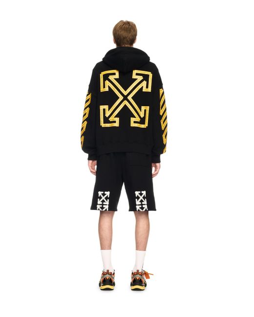 Off-White c/o Virgil Abloh Black Tape Arrow Skate Hoodie for men