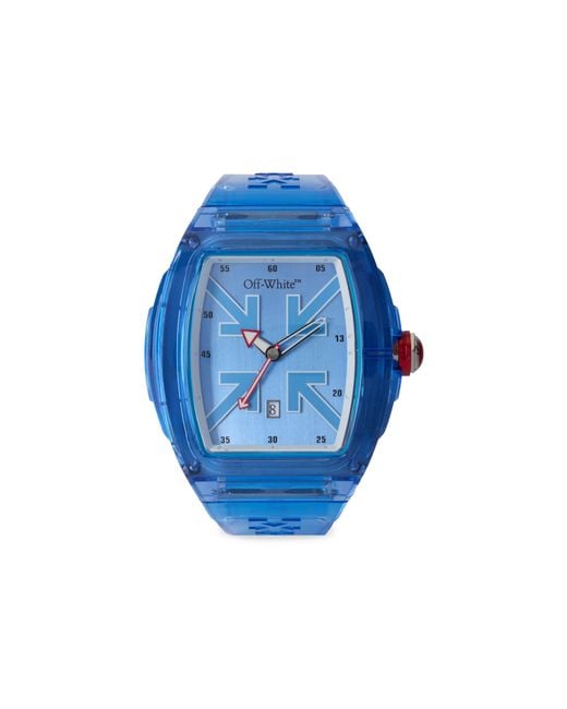 Off-White c/o Virgil Abloh Blue "Beat" Watch for men