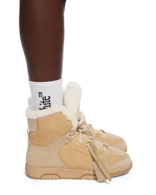 Off-White c/o Virgil Abloh Natural Winter Boots for men