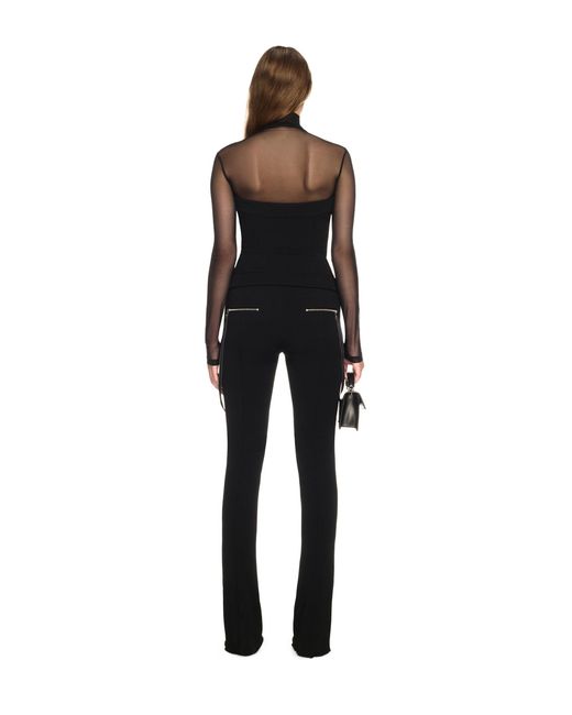 Off-White c/o Virgil Abloh Black Corset-Style Top
