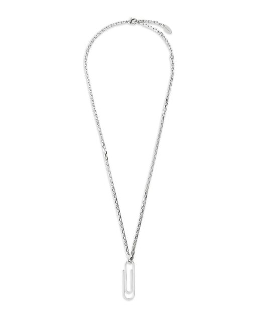 Off-White c/o Virgil Abloh White Paperclip Necklace for men