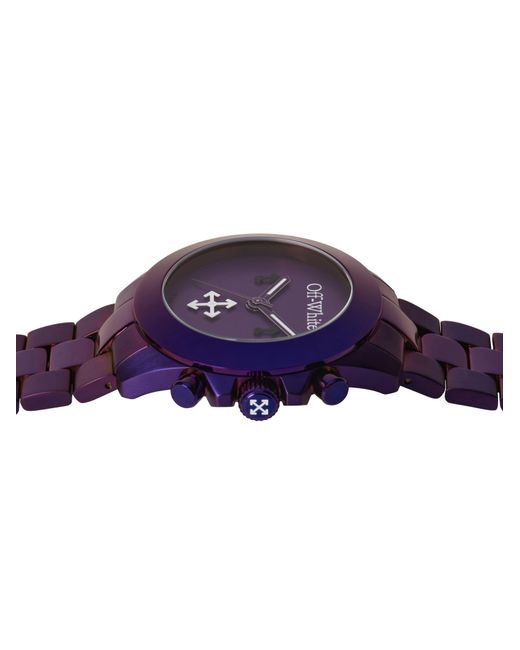 Off-White c/o Virgil Abloh Purple "Reset" Watch for men