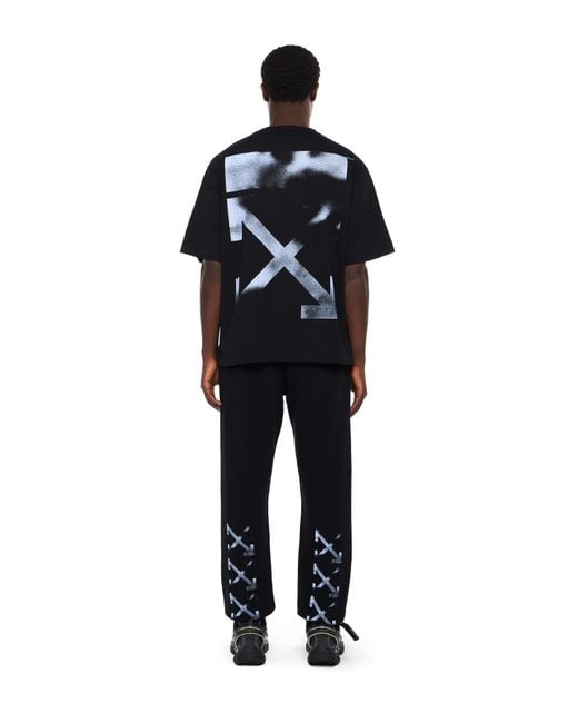 Off-White c/o Virgil Abloh Black Stencil Arrow Sweatpants for men