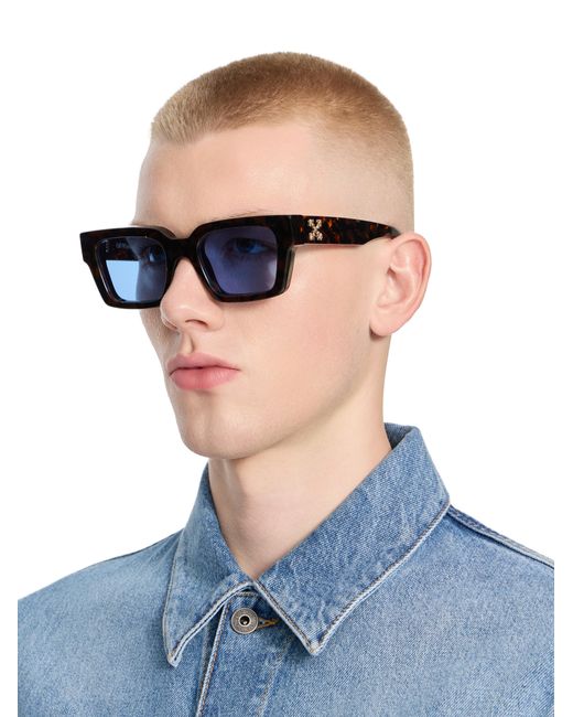 Off-White c/o Virgil Abloh Blue Havana/ Virgil Sunglasses