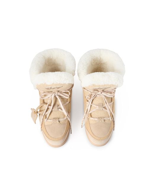 Off-White c/o Virgil Abloh Natural Winter Boots for men