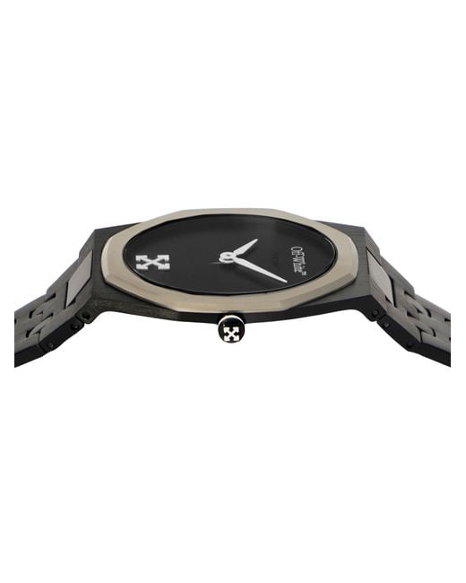 Off-White c/o Virgil Abloh Black "On Time" Watch for men