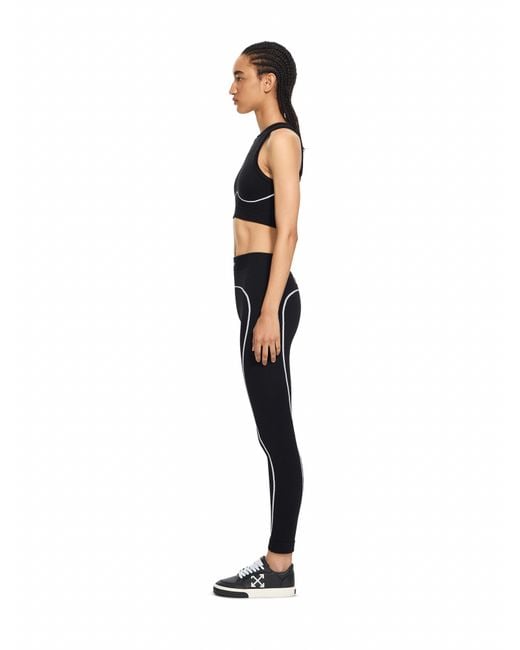 Off-White c/o Virgil Abloh Black Off Stamp Seamless Leggings