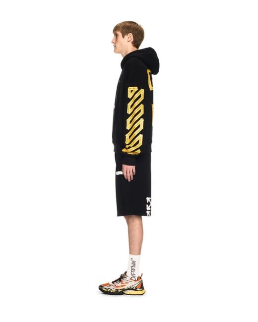 Off-White c/o Virgil Abloh Black Tape Arrow Skate Hoodie for men