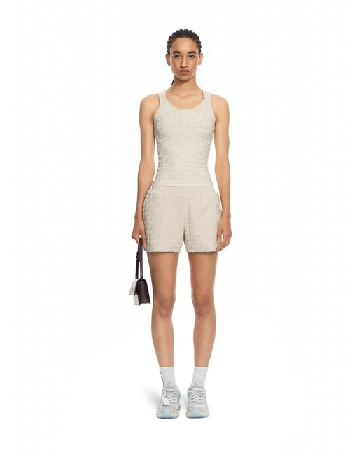 Off-White c/o Virgil Abloh White Terry Off Tank Top