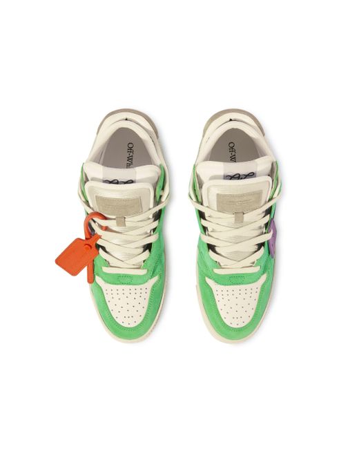 SNEAKERS FLOATING ARROW VIOLA/VERDE PRATO di Off-White c/o Virgil Abloh in Green da Uomo