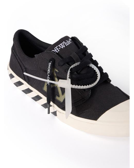 Off-White c/o Virgil Abloh Black Vulcanized Undercut Sneakers for men
