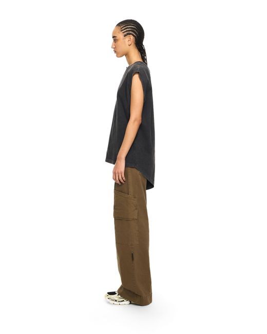 Off-White c/o Virgil Abloh Black Butterfly Patch Open Back Tank Top