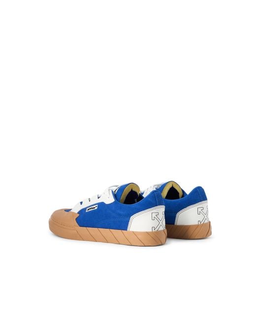 Off-White c/o Virgil Abloh Blue Vulcanized 779 Suede Sneakers for men