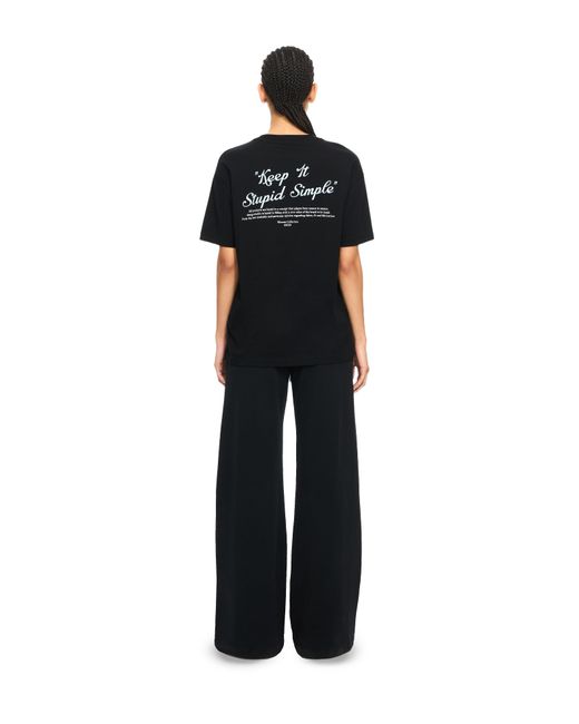 Off-White c/o Virgil Abloh Black Kiss Quote T-Shirt