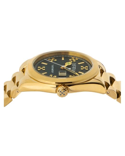 Off-White c/o Virgil Abloh Metallic "Crossing" Watch