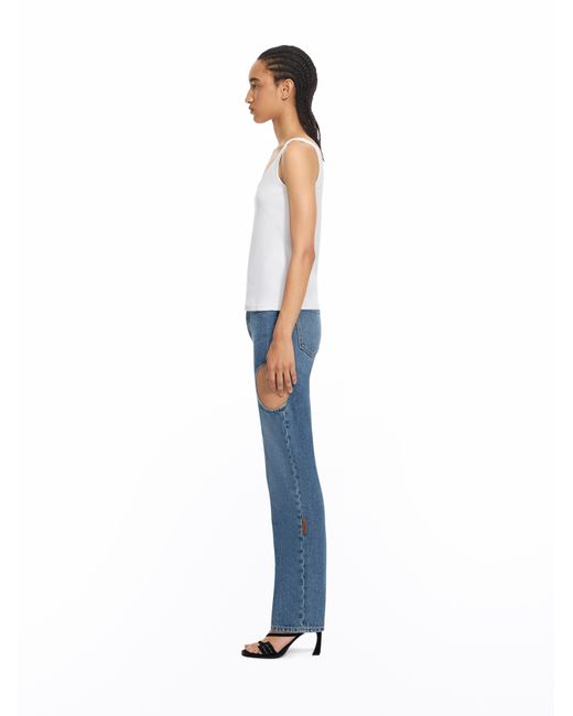 Off-White c/o Virgil Abloh White Off Stamp Rib Tank Top