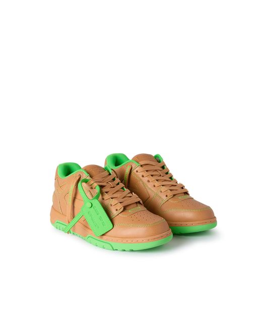 Off-White c/o Virgil Abloh Green Out Of Office Sneakers for men